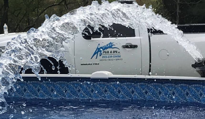 aquatic pool & spa truck
